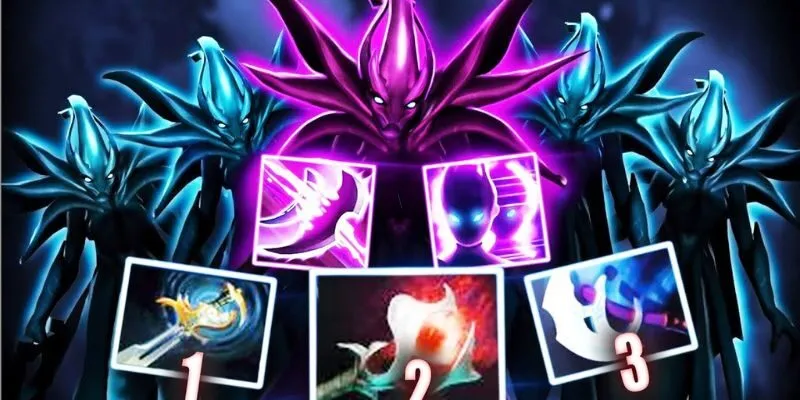 Liệt kê bảng build đồ cho Spectre gồm các item nào